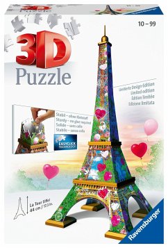 Ravensburger 11183 - Eiffelturm Love Edition, 3D Puzzle, 216 Teile