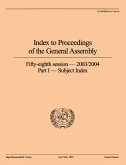 Index to Proceedings of the General Assembly 2003/2004 (eBook, PDF)