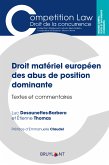 Droit matériel européen des abus de position dominante (eBook, ePUB)