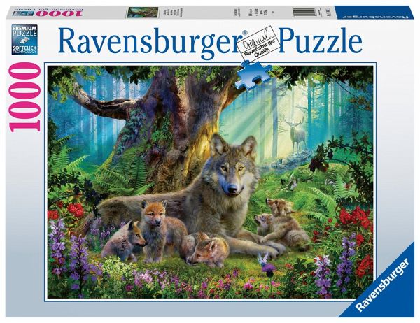 bücher.de - Puzzle, 15987 Ravensburger Wölfe 1000 portofrei im Teile Wald, Bei - immer
