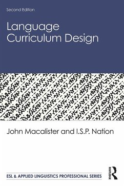 Language Curriculum Design (eBook, ePUB) - Macalister, John; Nation, I. S. P.