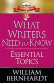 What Writers Need to Know: Essential Topics (Red Sneaker Writers Books, #9) (eBook, ePUB)