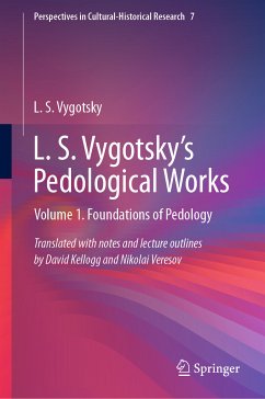 L. S. Vygotsky's Pedological Works (eBook, PDF) - Vygotsky, L. S.