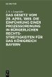 Das Gesetz vom 29. April 1869. Die... - Bild 1