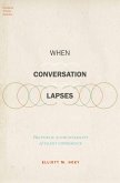 When Conversation Lapses (eBook, PDF)