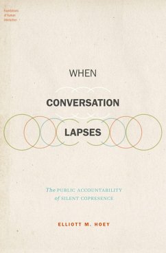 When Conversation Lapses (eBook, ePUB) - Hoey, Elliott M.