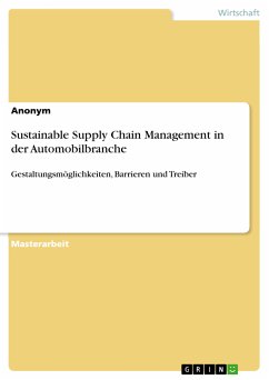 Sustainable Supply Chain Management in der Automobilbranche (eBook, PDF)