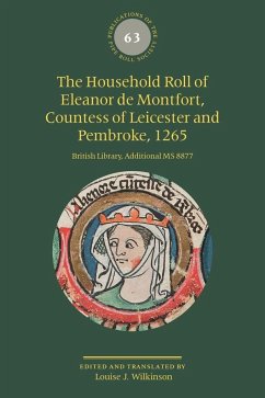 Cover The Household Roll of Eleanor de Montfort, Countess of Leicester and Pembroke, 1265