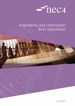 NEC4: Engineering and Construction Short Subcontract - NEC, NEC