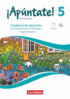 ¡Apúntate! - Ausgabe 2016 - Band 5 - Cuaderno de ejercicios. Mit eingelegtem Förderheft und Audios online