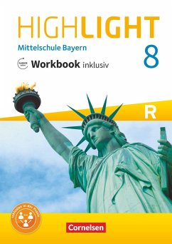 Highlight 8. Jahrgangsstufe - Mittelschule Bayern - Workbook inklusiv mit Audios online