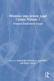 Windows onto Jewish Legal Culture Volume 1 (eBook, ePUB)