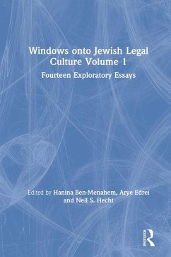 Cover Windows onto Jewish Legal Culture Volume 1 (eBook, ePUB)