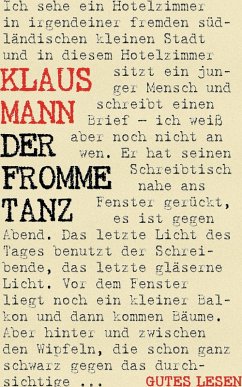 Der fromme Tanz - Roman einer Jugend (eBook, ePUB)