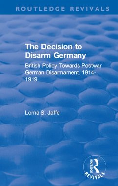 Cover The Decision to Disarm Germany (eBook, ePUB)