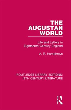 The Augustan World (eBook, ePUB) - Humphreys, A. R.