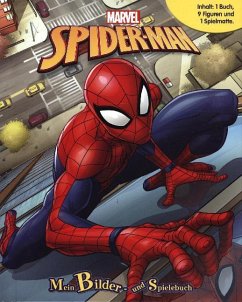 Spiderman, Spielbuch + 8-10 Spielfiguren + Spielmatte
