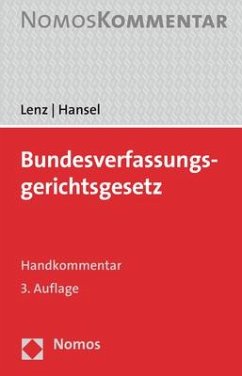 Bundesverfassungsgerichtsgesetz - Lenz, Christofer;Hansel, Ronald