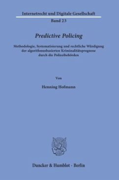 Predictive Policing. - Hofmann, Henning
