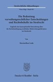 Die Bedeutung verwaltungsrechtlicher Entscheidungen und Rechtsbehelfe im Strafrecht.