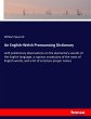 An English-Welsh Pronouncing Dictionary - Bild 1