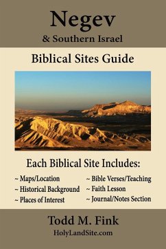 Negev & Southern Israel Biblical Sites Guide - Fink, Todd M.