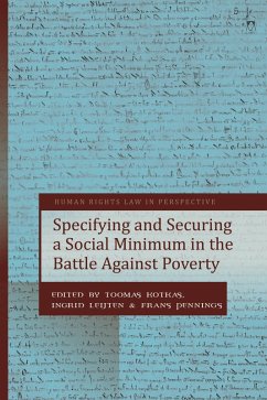 Specifying and Securing a Social Minimum in the Battle Against Poverty (eBook, ePUB)