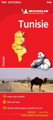 Tunisia - Michelin National Map 744 - Michelin