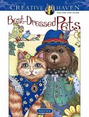 Creative Haven Best-Dressed Pets Coloring Book