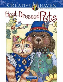 Creative Haven Best-Dressed Pets Coloring Book - Sarnat, Marjorie