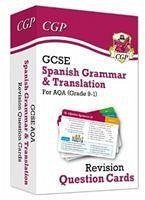 GCSE AQA Spanish: Grammar & Translation Revision Question Cards (For exams in 2025) - CGP Books