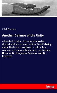 Another Defence of the Unity - Fleming, Caleb