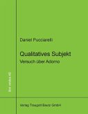 Qualitatives Subjekt (eBook, PDF)