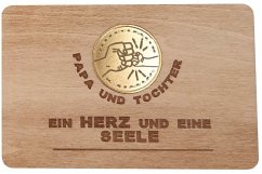 Glückstaler auf Karte - Große Faust- kleine Faust