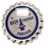 Bieröffner/Untersetzer mit Magnet - "BFF Beer Friends Forever" Bieröffner/Untersetzer mit Magnet - "BFF Beer Friends Forever"