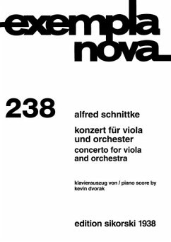 Cover Konzert für Viola und Orchester für Viola und Klavier