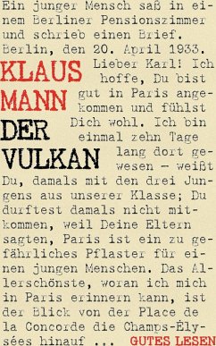 Der Vulkan - Roman unter Emigranten (eBook, ePUB) - Mann, Klaus