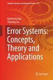 Error Systems: Concepts, Theory and Applications