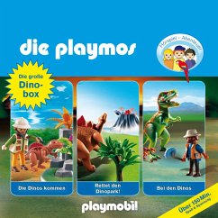 Die Playmos - Das Original Playmobil Hörspiel, Die große Dino-Box, Folgen 3, 17, 30 (MP3-Download) - Rost, Simon X.; Bredel, David; Fickel, Florian