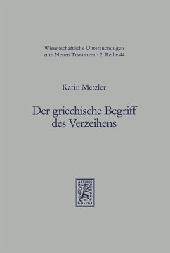 Cover Der griechische Begriff des Verzeihens (eBook, PDF)