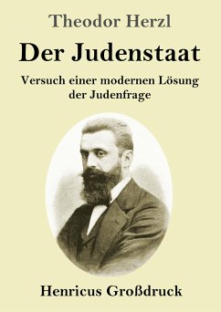 Der Judenstaat (Großdruck) - Herzl, Theodor