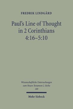 Cover Paul's Line of Thought in 2 Corinthians 4:16-5:10 (eBook, PDF)