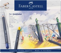 Faber-Castell Farbstifte Goldfaber, 24er Set Metalletui