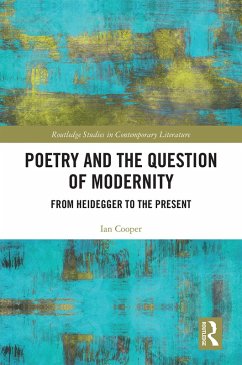 Poetry and the Question of Modernity (eBook, PDF) - Cooper, Ian