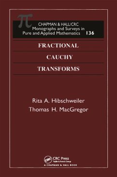 Fractional Cauchy Transforms (eBook, ePUB) - Hibschweiler, Rita A.