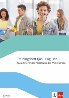 Trainingsheft Abschlussprüfung Englisch mit Audio-CD. Qualifizierender Abschluss der Mittelschule Bayern