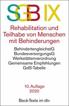 SGB IX Rehabilitation und Teilhabe von Menschen mit Behinderungen