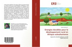 Energies durables pour le développement rural en Afrique subsaharienne - Djuikom V., Marthe