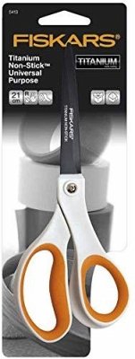 FISKARS Schere Titan mit Antihaftbeschichtung 21cm, Rechtshänder