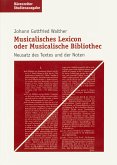 Musicalisches Lexicon oder Musicalische Bibliothec (eBook, PDF)